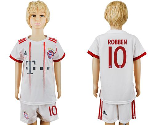 Bayern Munchen #10 Robben SEC Away Kid Soccer Club Jersey - Click Image to Close